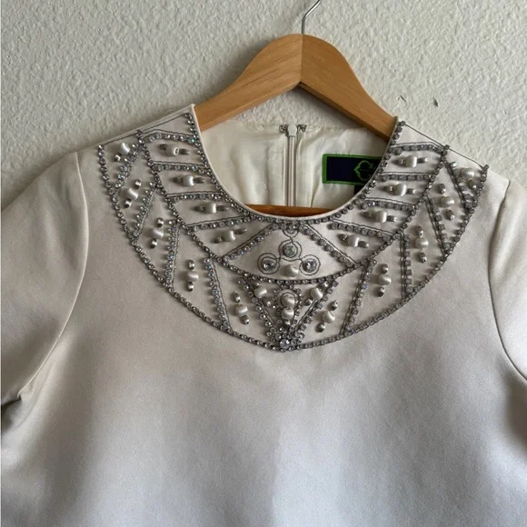 C. Wonder Cream Embellished Blouse - Picture 2 of 10